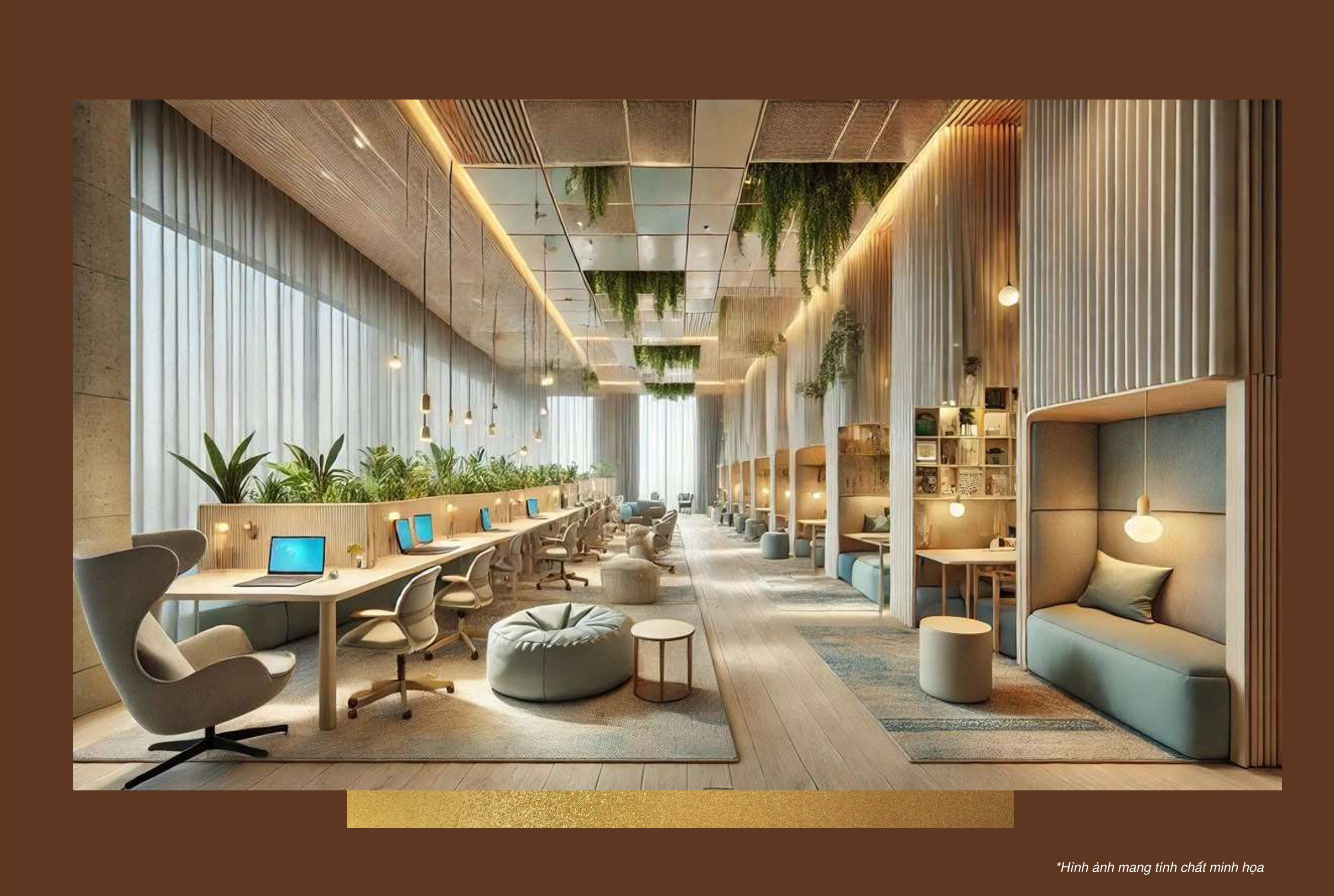 Không gian làm việc Co-Working Space tại Vlasta Premier - Phú Thuận