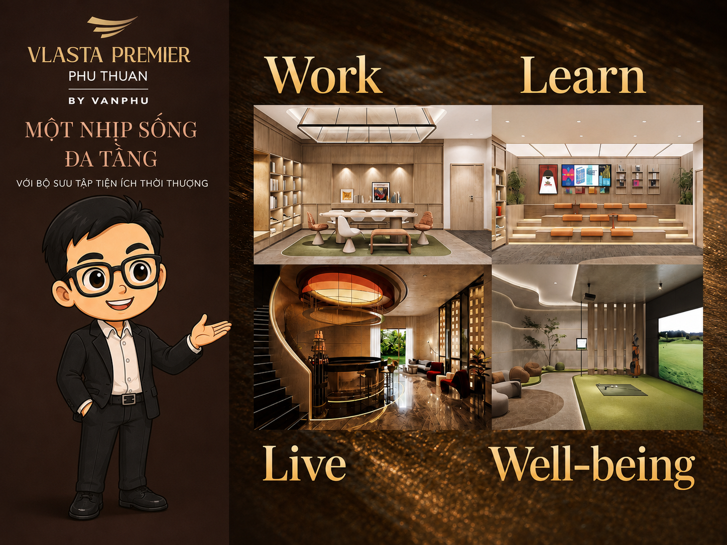 Chuỗi tiện ích Vlasta Premier với mô hình sống đa tầng