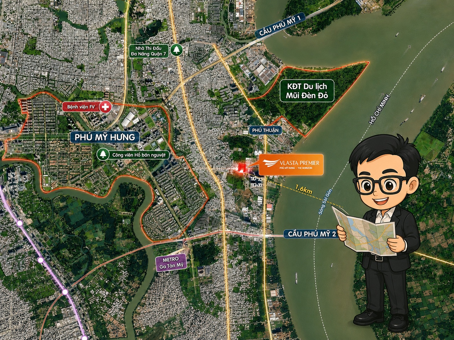 Vlasta Premier Phú Thuận và lợi thế hạ tầng Nam Sài Gòn