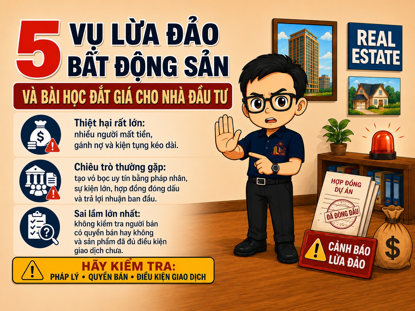 5 Vụ Lừa Đảo Bất Động Sản Và Bài Học Đắt Giá Cho Nhà Đầu Tư