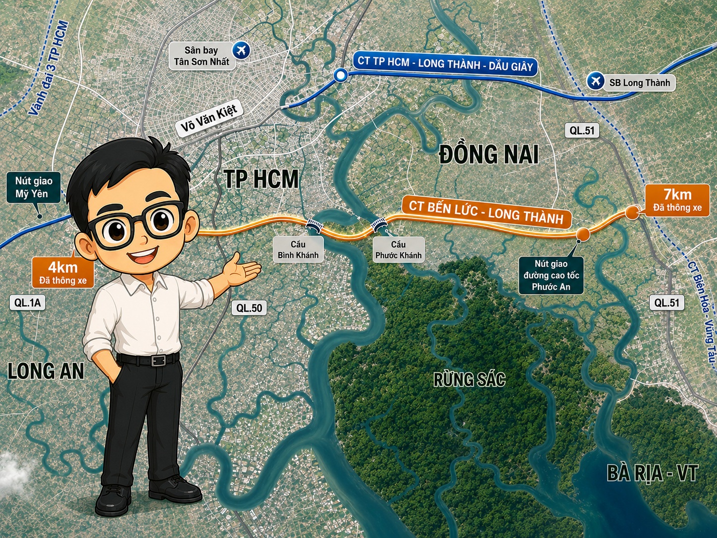 Cao Tốc Bến Lức - Long Thành