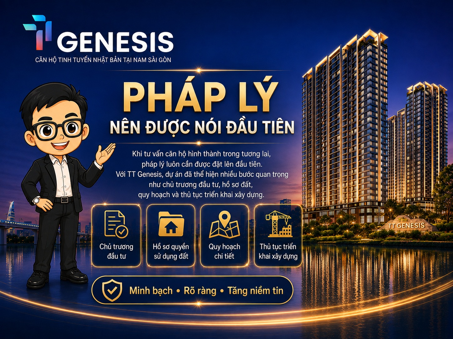 Hồ sơ pháp lý dự án TT Genesis tại khu Nam Sài Gòn
