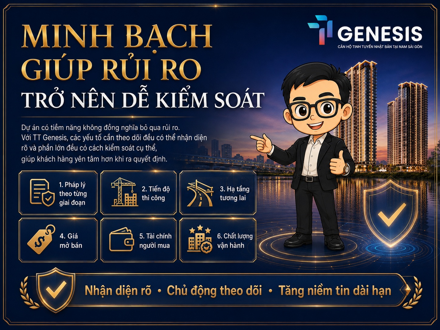 Rủi ro và biên an toàn khi lựa chọn TT Genesis