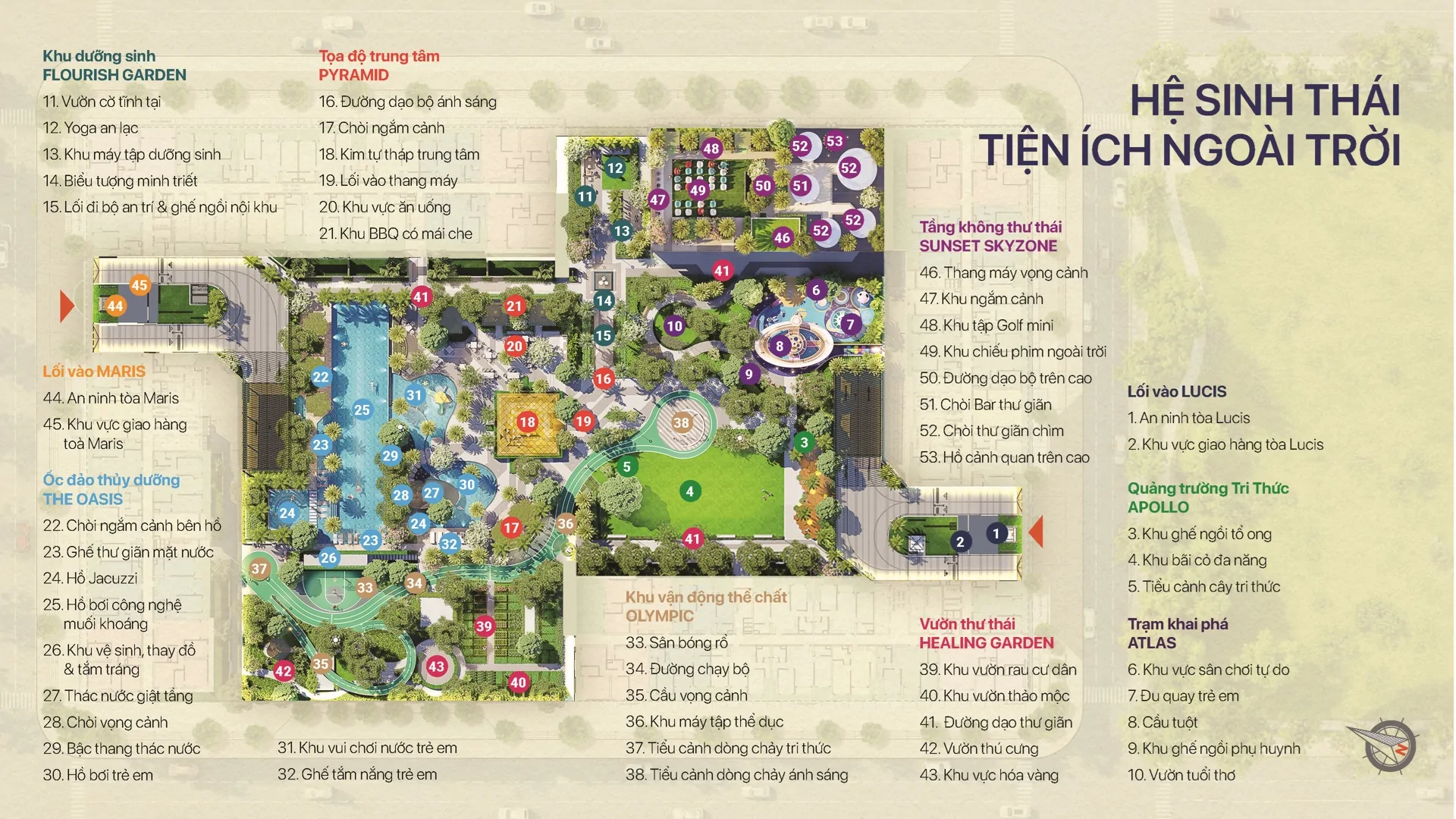 Không gian tiện ích ngoài trời tại dự án TT Genesis