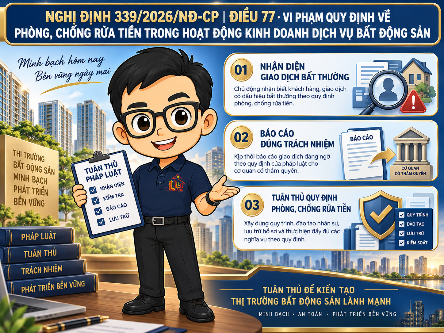 Khách giao dịch bất thường và trách nhiệm báo cáo mà doanh nghiệp bất động sản dễ bỏ sót