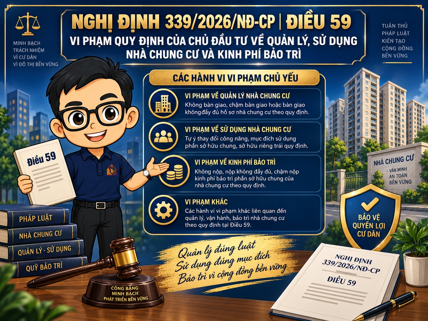 Giữ quỹ bảo trì chung cư quá hạn có thể bị phạt đến 300 triệu và vẫn phải giao đủ tiền lãi