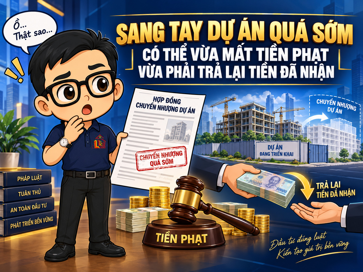 Hình Đại Diện Chuyển Nhượng Dự Án Quá Sớm, Phạt Đến 1 Tỷ Đồng