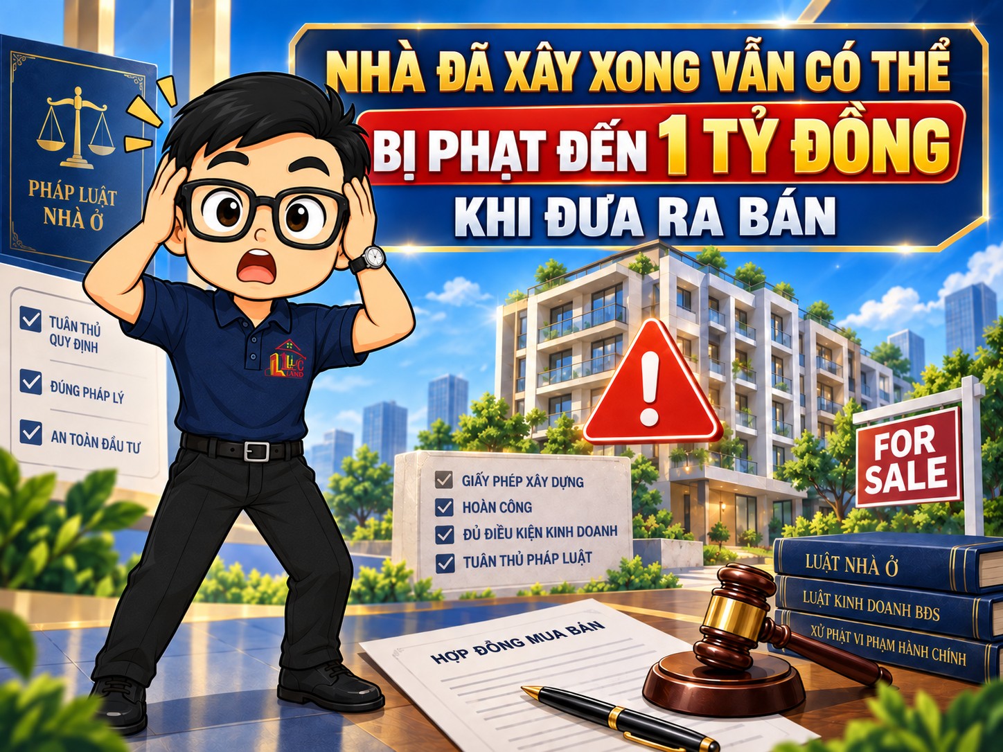 Hình Đại Diện Nhà Xây Xong Có Thể Bị Phạt